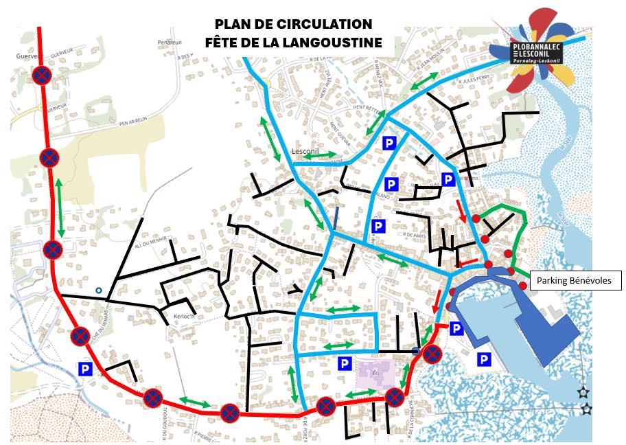 Fête de la Langoustine : circulation et stationnement