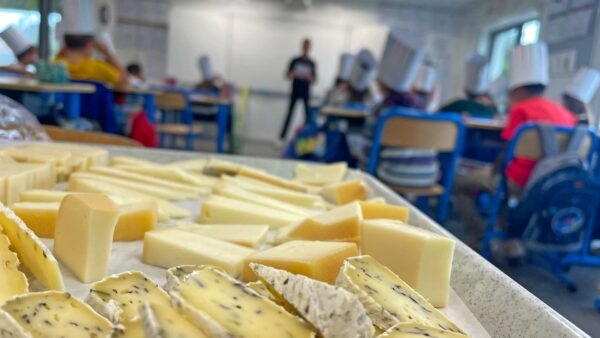 La Semaine du Goût à l’école du Docteur Fleming : Dégustation de fromages bretons et repas sur le thème de Disney