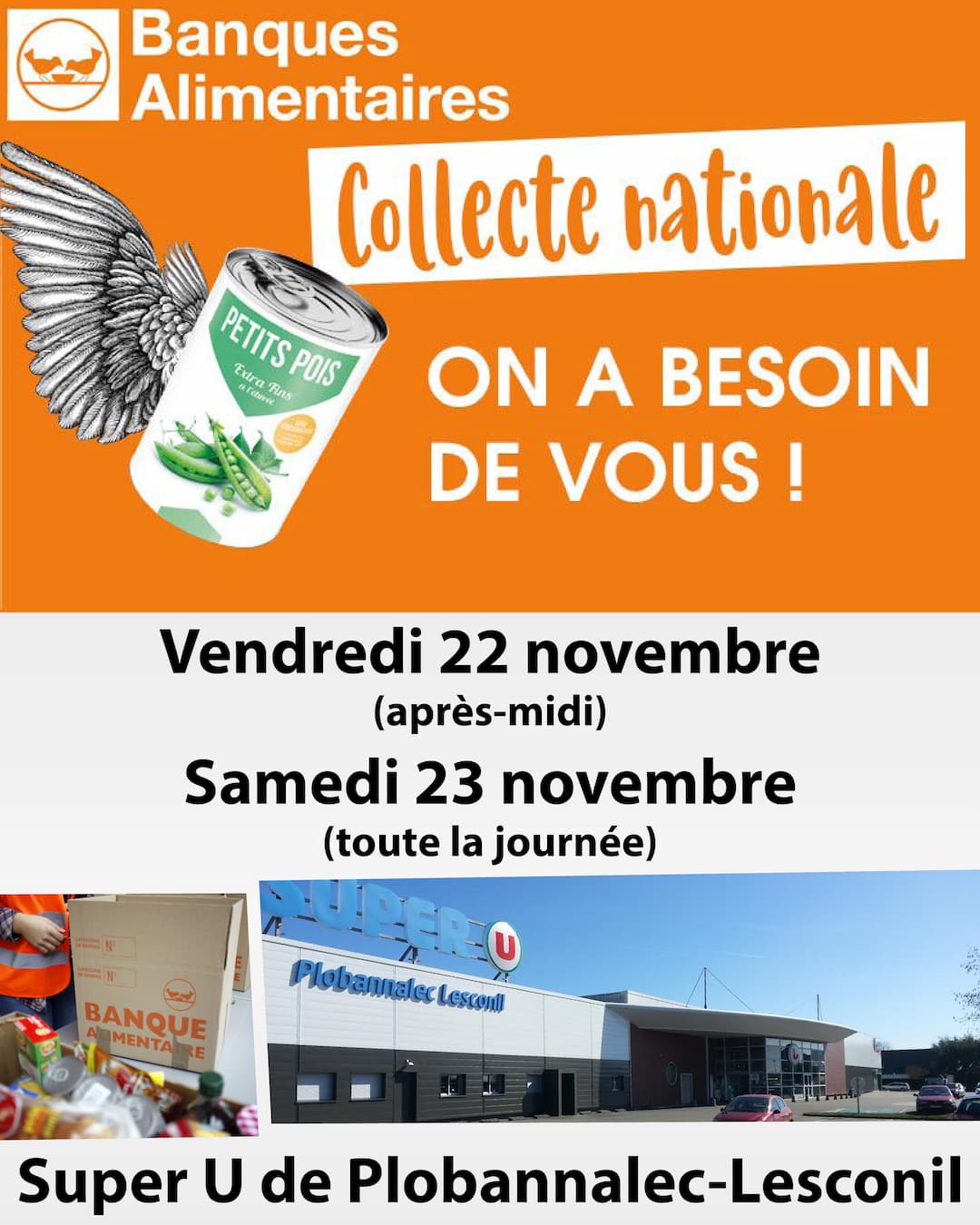 Collecte nationale des banques alimentaires