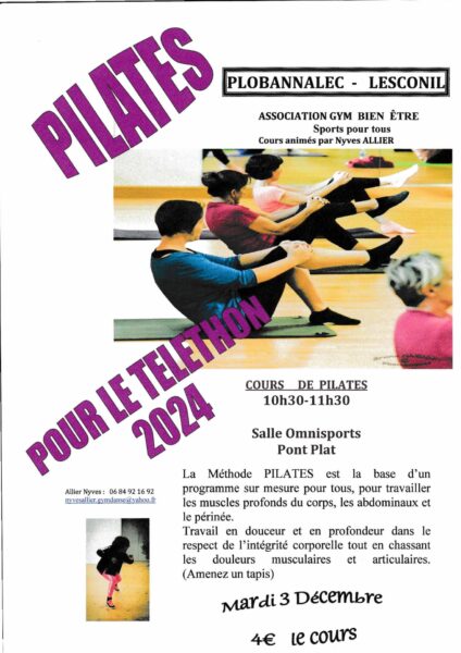 Pilates pour le Téléthon